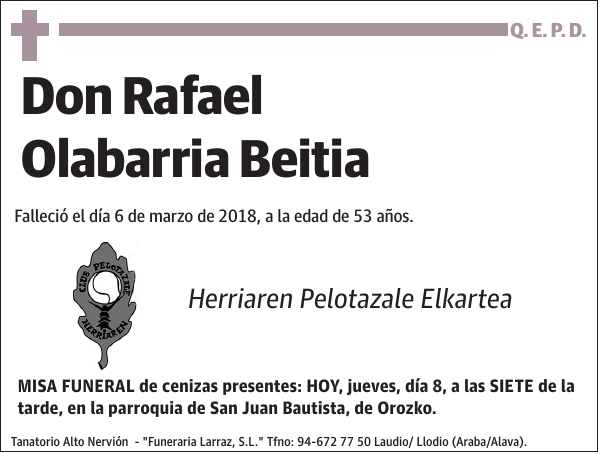 Rafael Olabarria Beitia