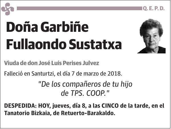 Garbiñe Fullaondo Sustatxa