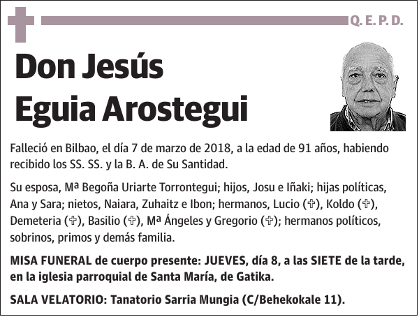 Jesús Eguia Arostegui