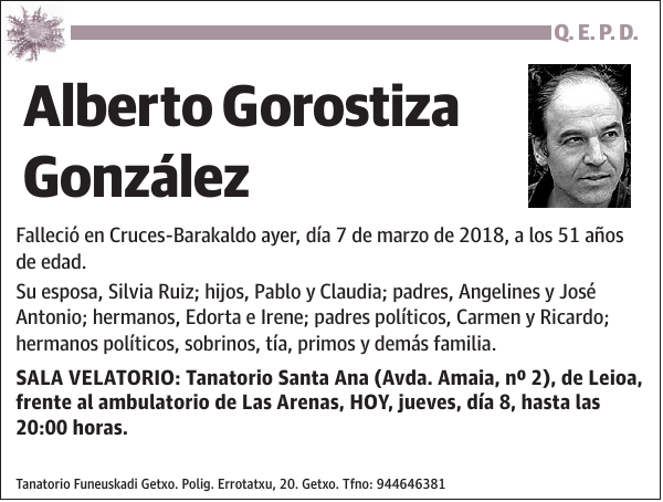 Alberto Gorostiza González