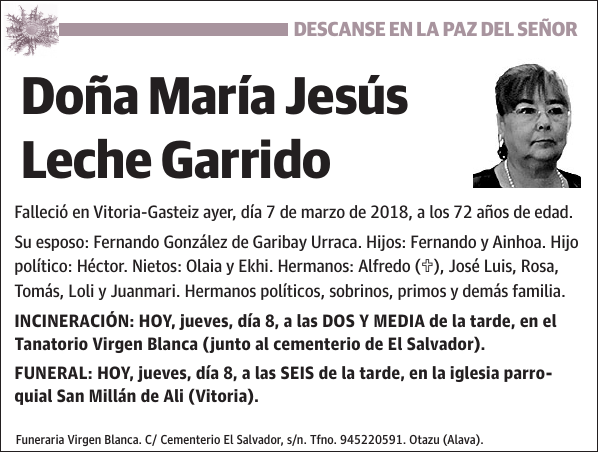 María Jesús Leche Garrido