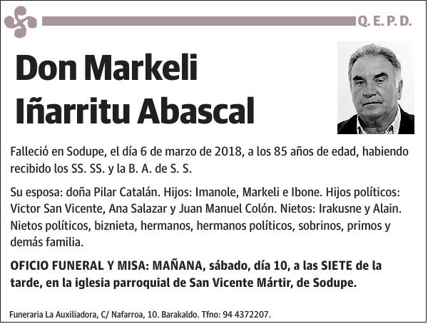 Markeli Iñarritu Abascal