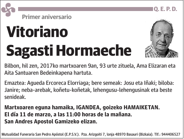 Vitoriano Sagasti Hormaeche