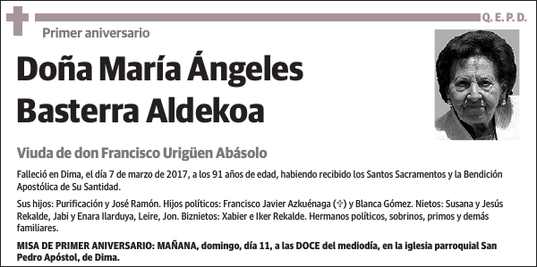 María Ángeles Basterra Aldekoa
