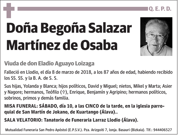 Begoña Salazar Martínez de Osaba