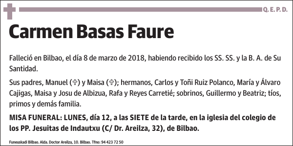 Carmen Basas Faure