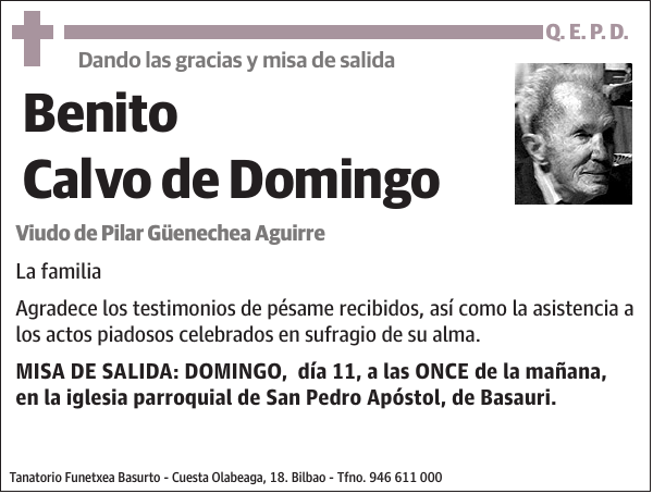 Benito Calvo de Domingo