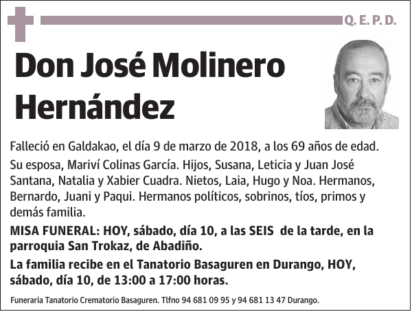 José Molinero Hernández