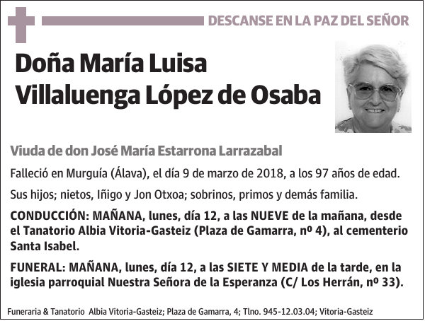 María Luisa Villaluenga López de Osaba