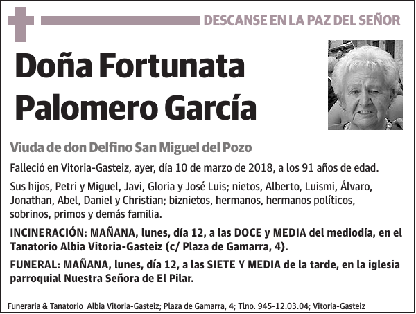 Fortunata Palomero García