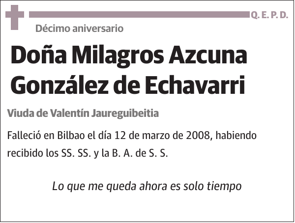 Milagros Azcuna González de Echavarri