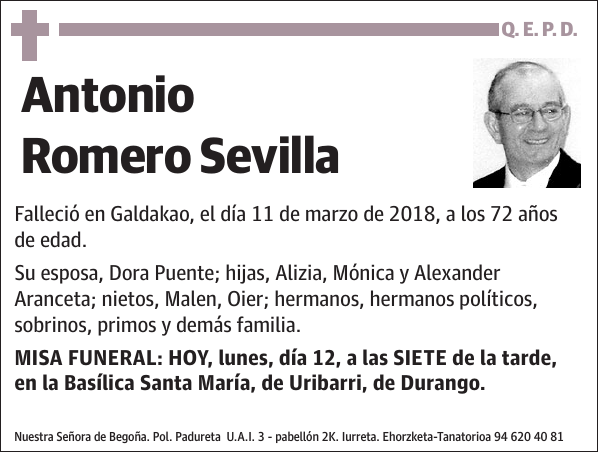 Antonio Romero Sevilla