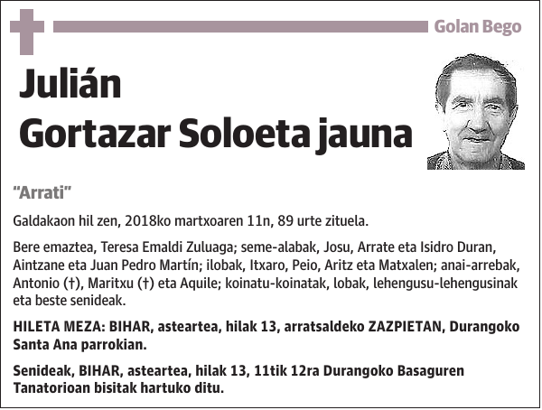 Julián Gortazar Soloeta