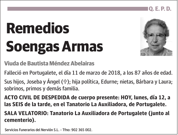 Remedios Soengas Armas