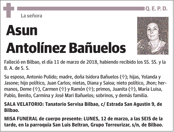 Asun Antolínez Bañuelos