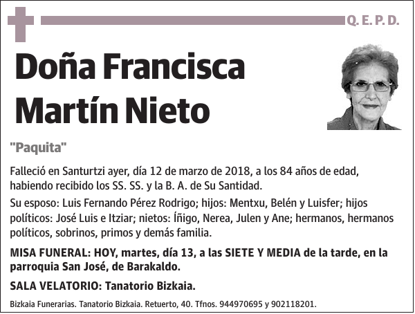 Francisca Martín Nieto