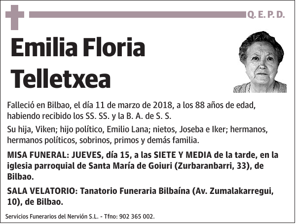 Emilia Floria Telletxea