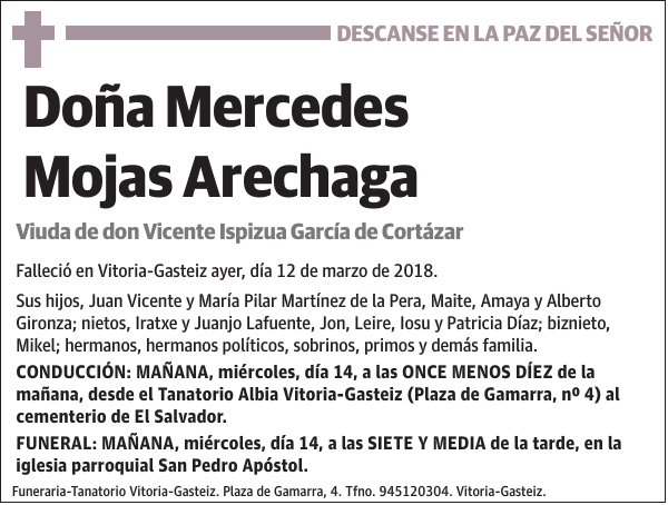 Mercedes Mojas Arechaga