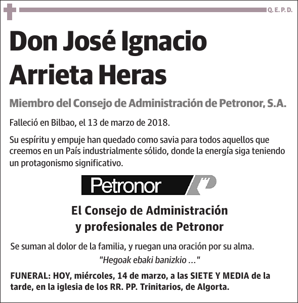 José Ignacio Arrieta Heras