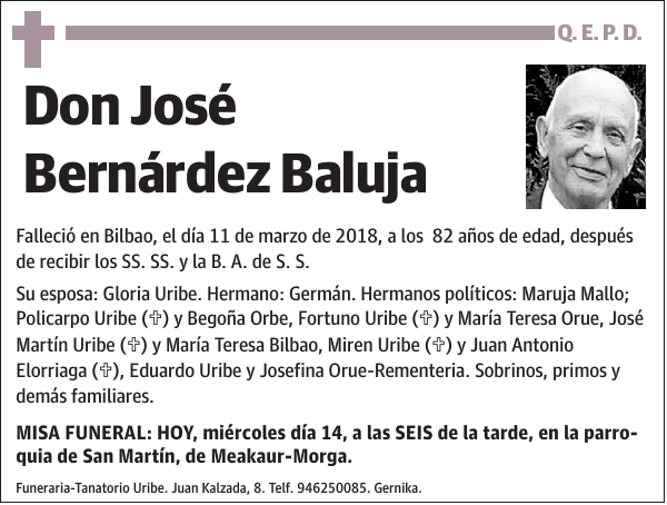 José Bernárdez Baluja