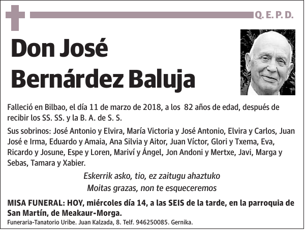 José Bernárdez Baluja