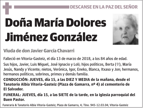 María Dolores Jiménez González