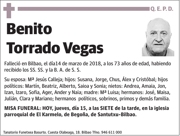 Benito Torrado Vegas