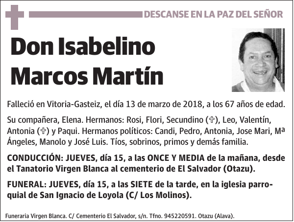 Isabelino Marcos Martín