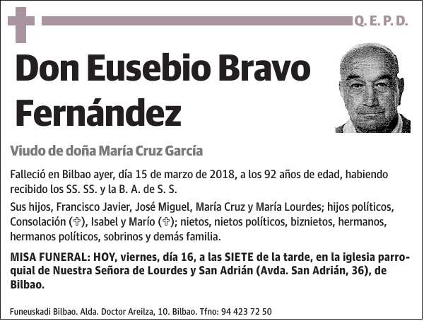 Eusebio Bravo Fernández