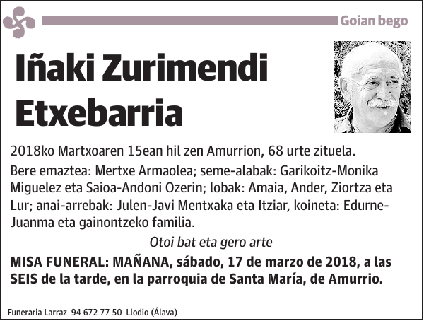 Iñaki Zurimendi Etxebarria