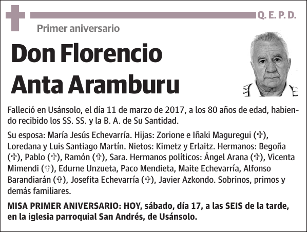 Florencio Anta Aramburu