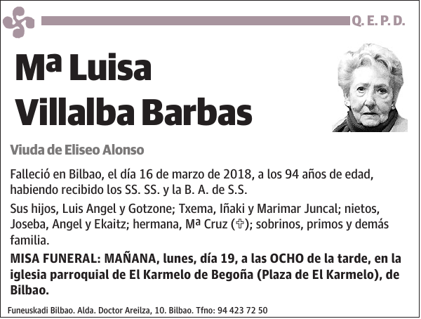 Mª Luisa Villalba Barbas