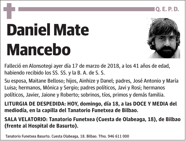 Daniel Mate Mancebo