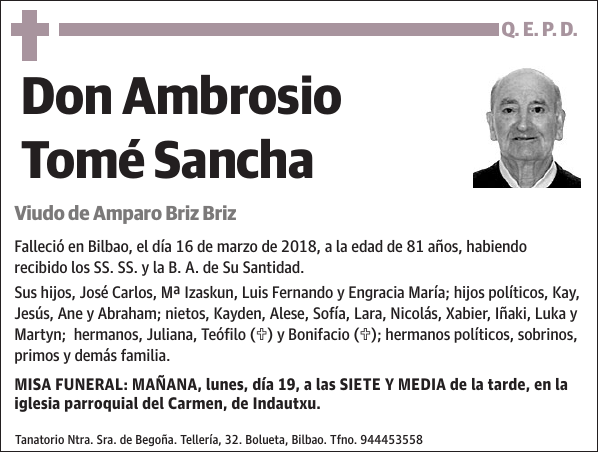 Ambrosio Tomé Sancha