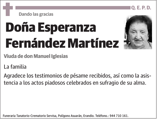 Esperanza Fernández Martínez