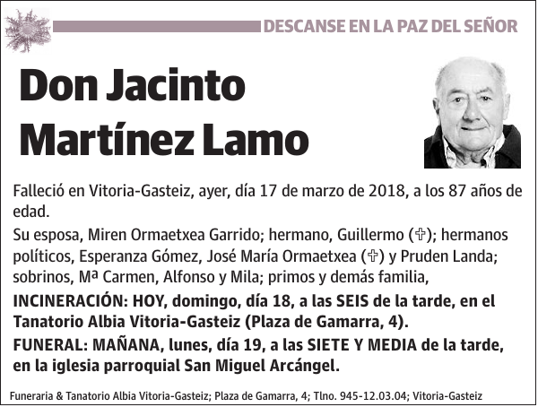 Jacinto Martínez Lamo