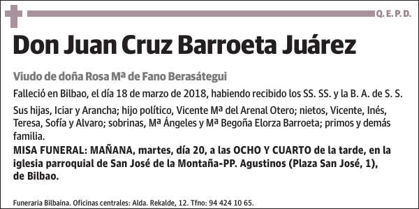 Juan Cruz Barroeta Juárez