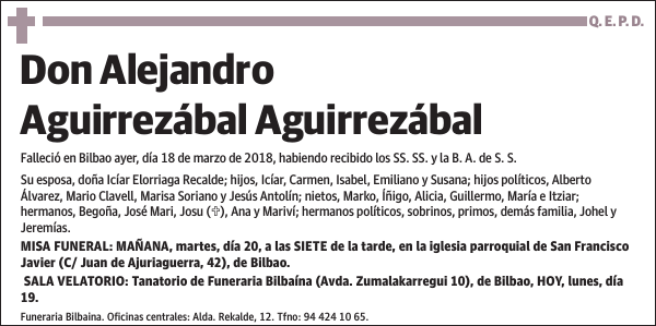 Alejandro Aguirrezábal Aguirrezábal