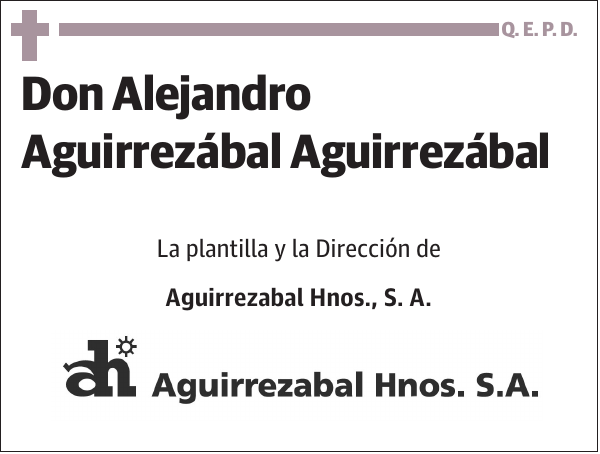 Alejandro Aguirrezábal Aguirrezábal