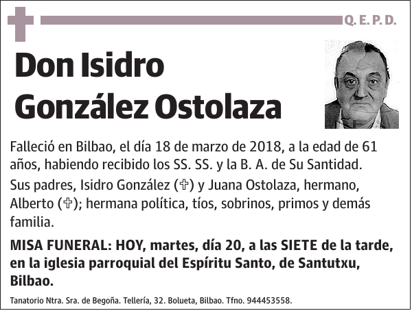 Isidro González Ostolaza