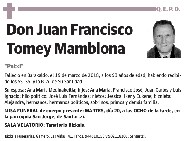 Juan Francisco Tomey Mamblona