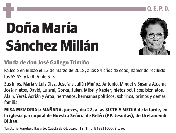 María Sánchez Millán