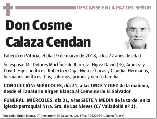 Cosme Calaza Cendan