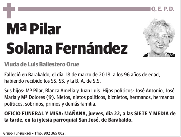 Mª Pilar Solana Fernández