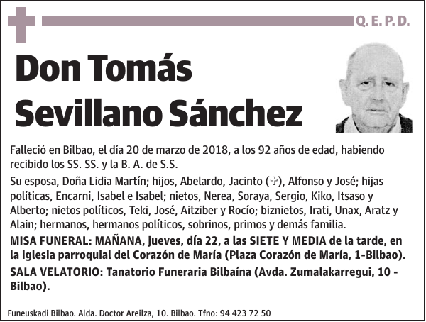 Tomás Sevillano Sánchez