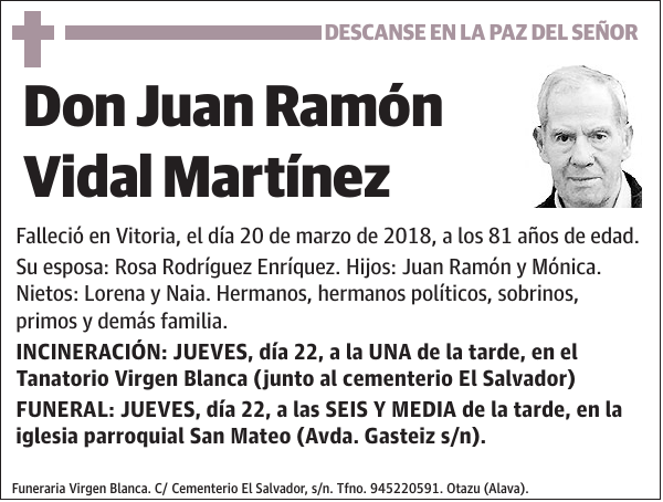 Juan Ramón Vidal Martínez