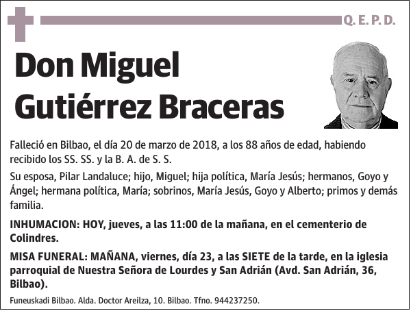 Miguel Gutiérrez Braceras