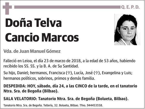 Telva Cancio Marcos