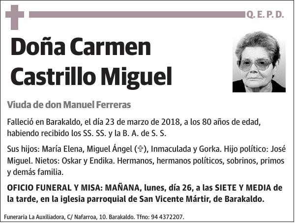 Carmen Castrillo Miguel