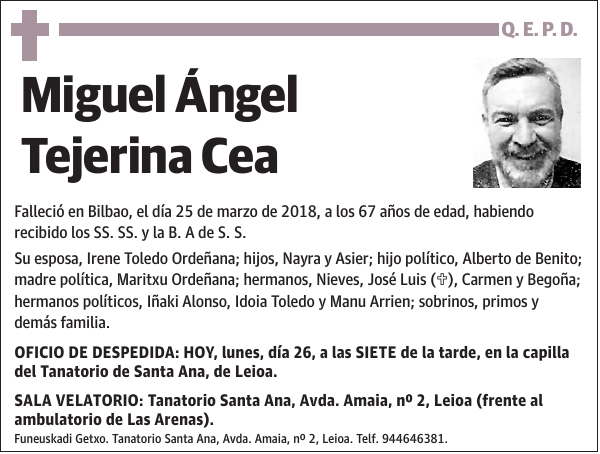 Miguel Ángel Tejerina Cea